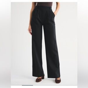 Abercrombie Curve Love Sloan Trousers in Black